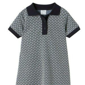 Zara Girls Jacquard Print Geometric Dress 13-14